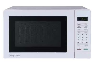 Photo 1 of 0.7 cu. ft. 700-Watt Countertop Microwave in White
