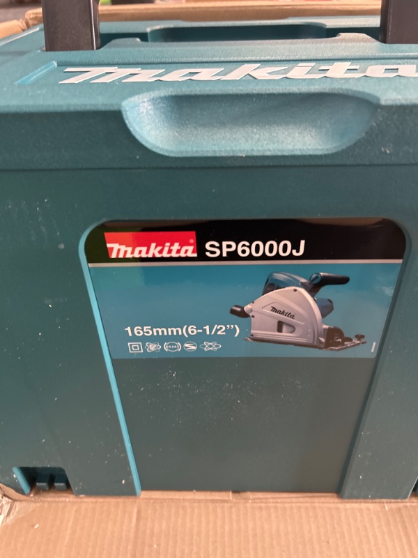 Photo 3 of ****BOX 1 of 2 PARTIAL SET ****12 Amp 6-1/2 in. Corded Plunge Saw with 55 in. Guide Rail, 48T Carbide Blade and Hard Case