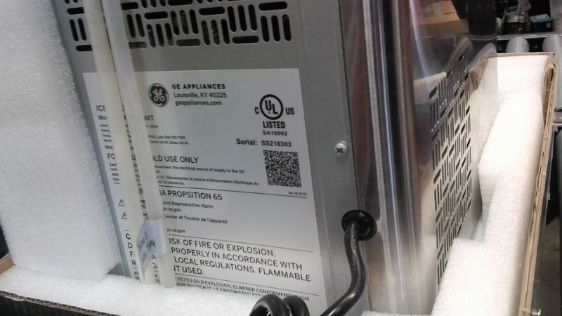 Photo 5 of ***SEE NOTES*** 
GE Profile Opal 2.0 XL with 1 Gallon Tank, Chewable Crunchable Countertop Nugget Ice Maker, Scoop included, 38 lbs in 24 hours, Pellet Ice Machine with WiFi & Smart Connected, Stainless Steel Opal 2.0 + XL Side Tank Stainless Steel