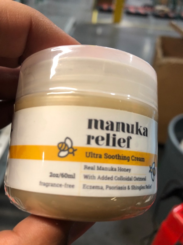 Photo 2 of ***FACTORY SEALED***Clearbody Manuka Honey Eczema Cream – Organic Eczema Honey & Collodial Oatmeal Moisturizer for Soothing, eczema, Dry & Itchy Skin – Face & Body Eczema Lotion - Plant-Based Formula (2oz) 2 Ounce