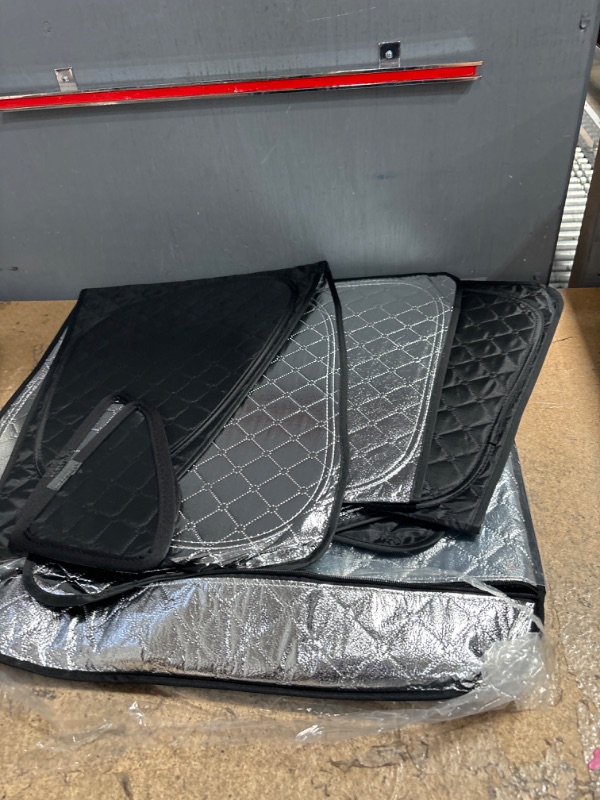 Photo 1 of 5 Layer Window Sun Shade for Tesla Model Y 2016-2024 Upgraded Privacy Protect Side Sunshade with Rear Sunshade & Triangular Sunshade for Baby/Camping (7PCS) Tesla Model Y Window Sun Shade (7PCS)