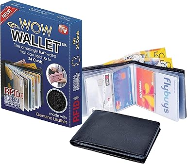 Photo 1 of Amazing Men and Women Slim Leather wonder Wow Wallet - Credit Card Protector - RFID Blocking Case