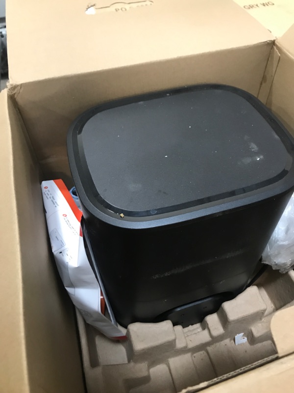 Photo 3 of **READ NOTES**USED**
Loorow 3-in-1 Robot Vacuum and Mop Combo, Self Emptying Station for 60 Days, Robotic Vacuum Cleaner with LiDAR Navigation & Max Strong 4500Pa Suction, WiFi/App/Alexa Self-Charging Replaceable Dust Bag