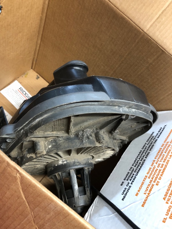 Photo 4 of ***NONREFUNDABLE - PARTS ONLY - SEE COMMENTS***
Ridgid WD4070 4 Gallon Portable Vacuum -PARTS ONLY-