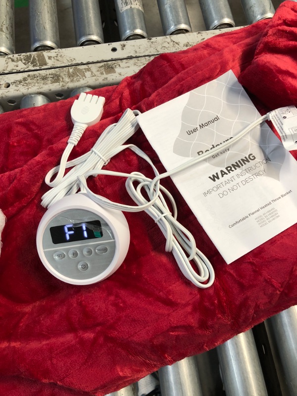 Photo 2 of (READ FULL POST) Bedsure Electric Blanket Full Size - Heated Blanket with 6 Heat Settings, Flannel Heating Blanket with 10 Time Settings, 8 hrs Timer Auto Shut Off (84X90) 