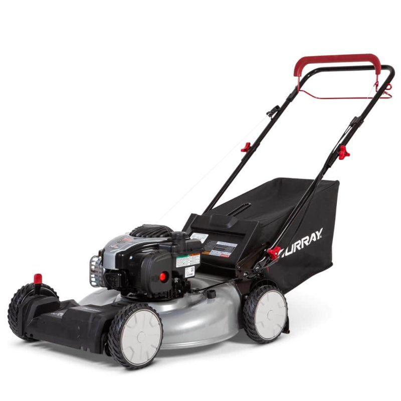 Photo 1 of 22 in. 140 Cc Briggs & Stratton Walk Behind Gas Self-Propelled Lawn Mower with Front Wheel Drive and Bagger
