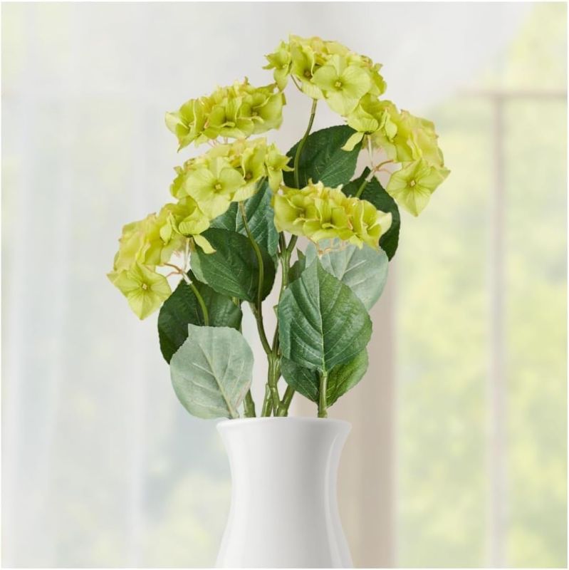 Photo 1 of 8pcs Artificial Flowers for Outdoor Plants Faux Plastic Plant Fake Flower UV Resistant Plants(White Setaria)