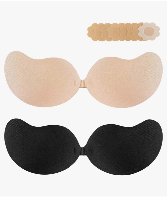 Photo 1 of 2024 Newest Super Sticky Invisible Push up Self Adhesive Bra Backless Breast Lift Bra Reusable