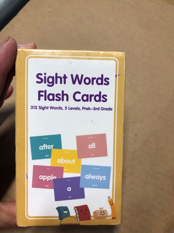 Photo 2 of **FACTORY SEALED**
Sight Word Games for Kindergarten Sight Words Flash Cards, Kindergarten Learning Activity,1st, 2nd, 3rd Grade Sight Word Flashcards for Homeschool Classroom Kids Ages 3+ Learn to Read