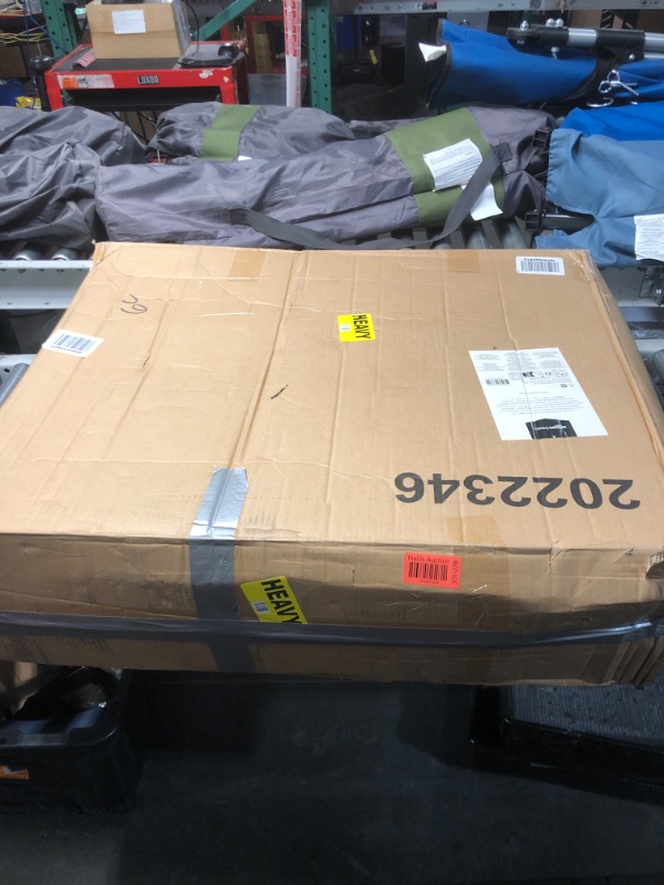 Photo 1 of Amazon Basics Outdoor Mesh Adjustable Zero Gravity Lounge Chair Recliners with Side Table, 35 x 26 x 43 inches, Beige