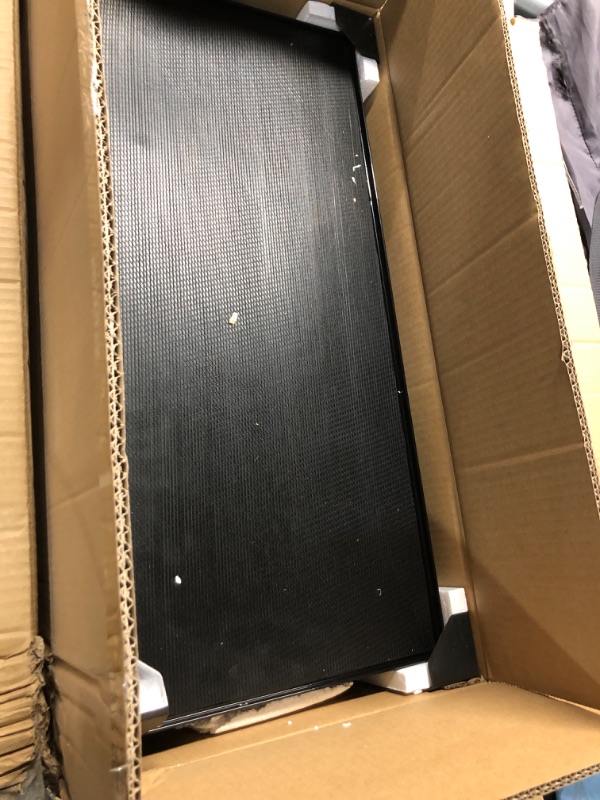 Photo 1 of Workington Industrial 2 Drawers Portable Metal Intermediate Box, 26" Middle Tool Chest Cabinet with Ball Bearing Drawer Slides, Steel Tool Storage Box Organizer 4008 Black