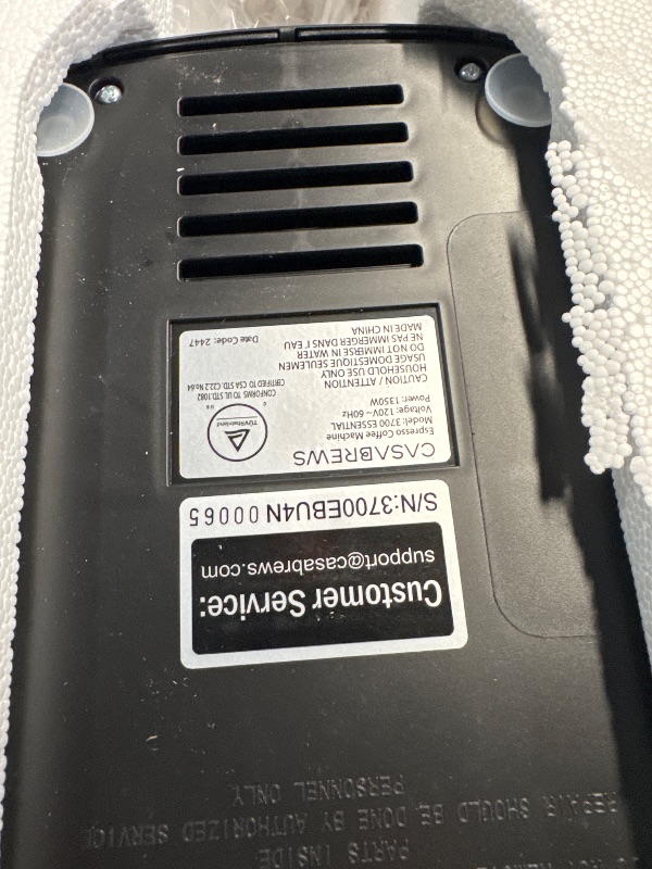 Photo 1 of CASABREWS Espresso Machine 20 Bar, Professional Espresso Coffee Machine with Steam Milk Frother, Coffee Maker Cappuccino Latte Machine with 49oz Removable Water Tank, Black