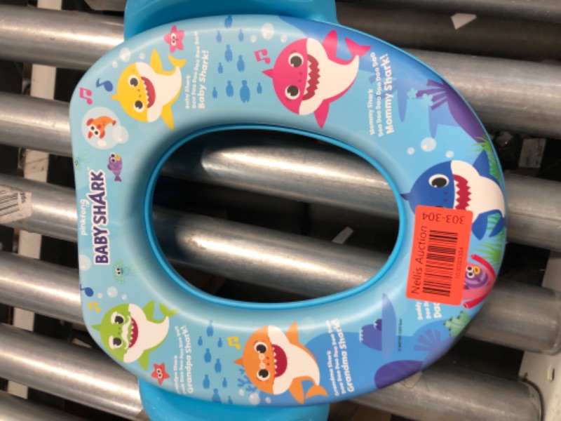 Photo 2 of 
Nickelodeon Baby Shark "Sharktastic" Soft Potty Training Seat - Soft Cushion, Baby Potty Training, Safe, Easy to Clean