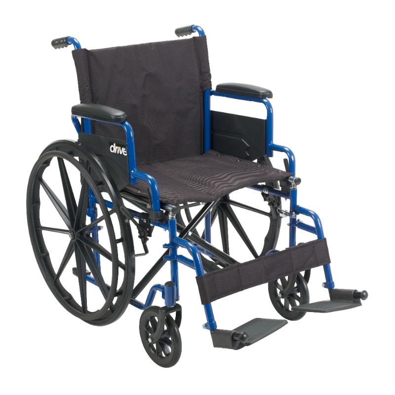 Photo 1 of  Drive Medical Blue Streak Wheelchair with Flip Back Desk Arms