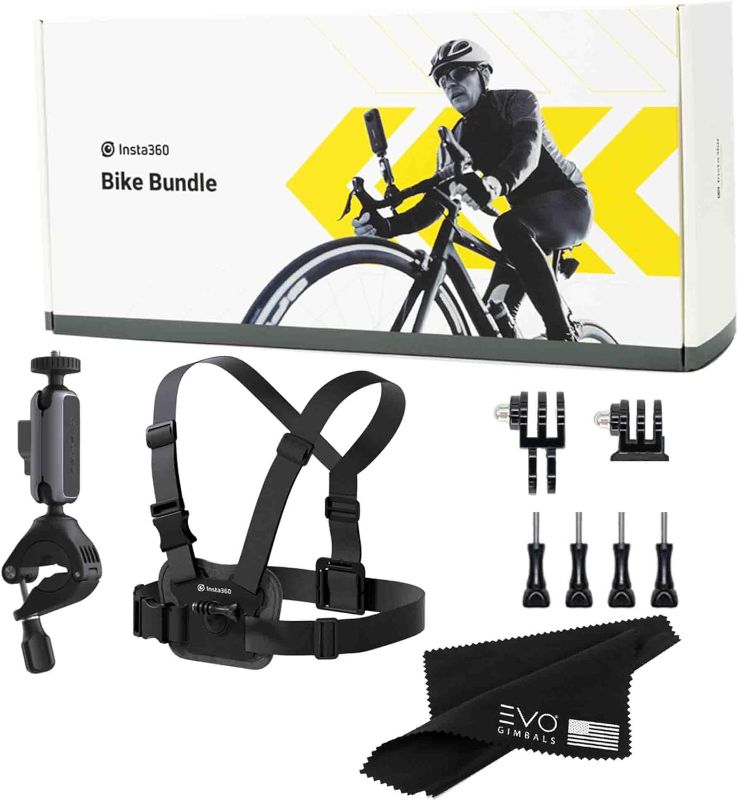 Photo 1 of 
Insta360 Bike Bundle - Handlebar Mount and Chest Strap for 360 Cameras