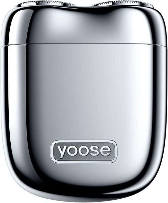 Photo 1 of 
yoose Mini Shaver On-The-Go, Portable Alloy Electric Shaver for Men, Cordless Travel Shaver, Dry Shave, USB-C Rechargeable Electric Razor,