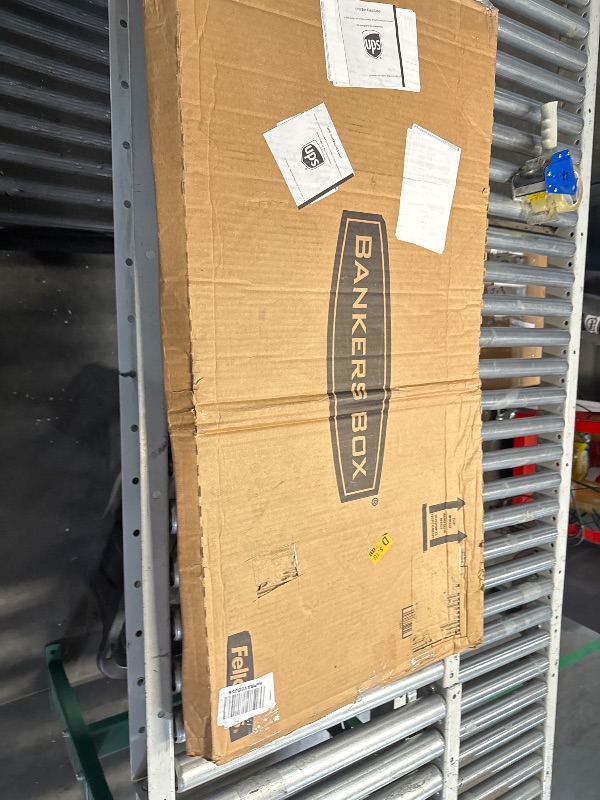 Photo 1 of Bankers Box STOR/FILE Medium-Duty Storage Boxes, FastFold, String and Button, Legal, 4 Pack (0070503)