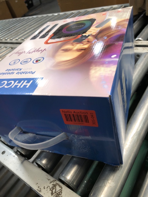 Photo 1 of ***NON REFUNDABLE, PARTS ONLY***Karaoke Machine with 2 Wireless Microphones,Portable Karaoke Machine for Adults & Kids,Karaoke Microphone with PA System,Karaoke Speaker Supports for TWS,USB,FM,REC,AUX in,TF Card