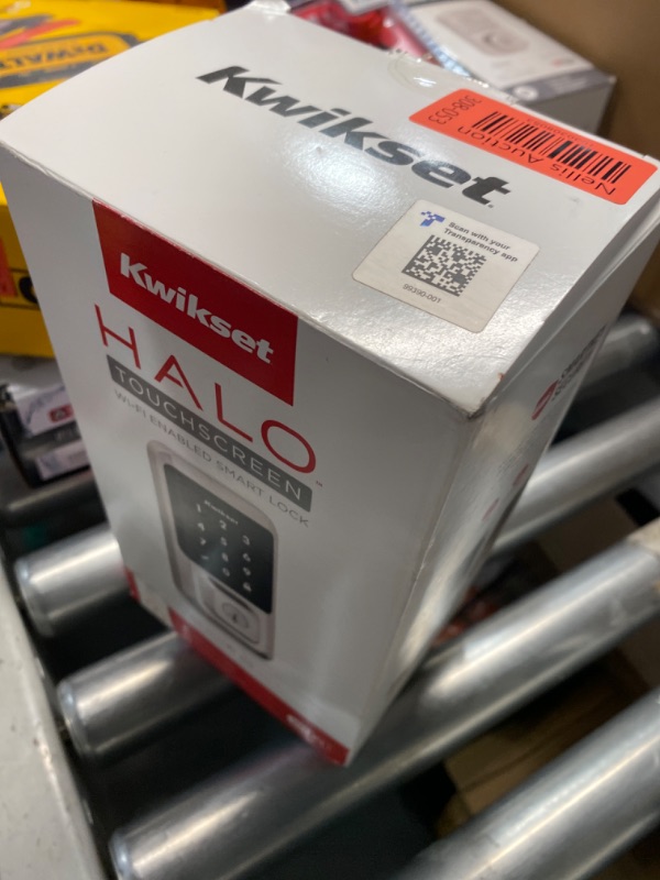 Photo 1 of Kwikset Halo Wi-Fi Smart Lock, Keyless Entry Door Deadbolt, Geofence Auto-Unlock, Grade AAA Certified, No Hub Easy Install, Satin Nickel Lifetime Finish Warranty, Touchscreen