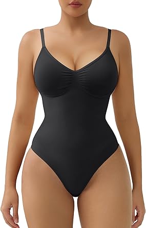 Photo 1 of ***FACTORY SEALED*** SHAPERX Bodysuit for Women Tummy Control Shapewear Seamless Sculpt Body Shaper with Removable Pads (Size 4x/5x)
