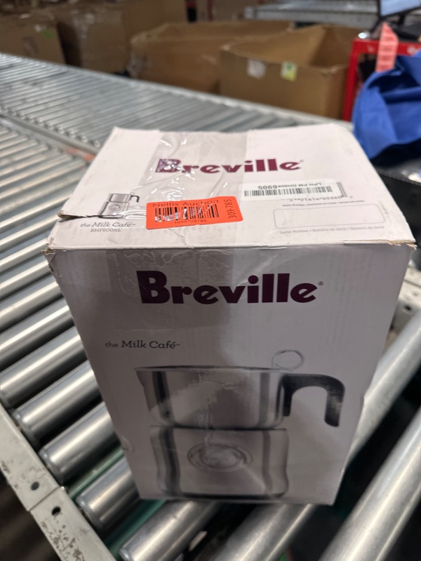 Photo 2 of ***NON REFUNDABLE, PARTS ONLY, MISSING FROTHING DISCS***Breville BMF600XL Cafe Milk Frother, 2, Stainless Steel