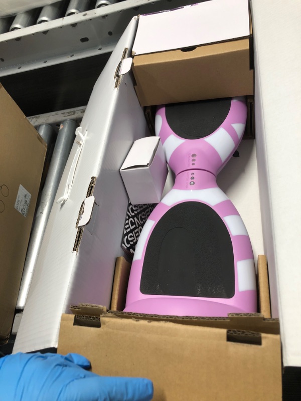 Photo 2 of ***NON REFUNDABLE, PARTS ONLY, ONLY TURNS ON WHEN PLUGGED IN***Jetson Litho X Hoverboard | Weight Limit up to 220 lb, Ages 12+ | Purple | Lava LED technology, Light-Up Deck, Illuminated Rims, Illuminated Tires, 500-Watt Motor | Top Speed of 10 MPH | Range