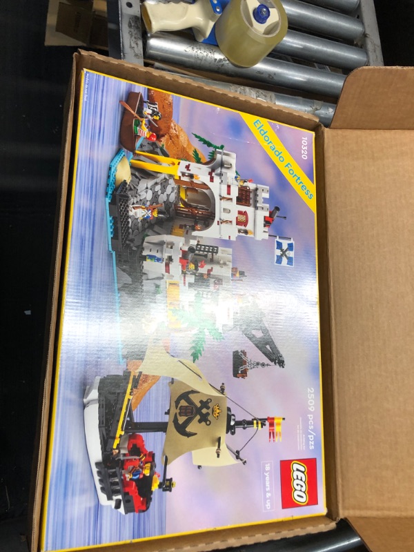 Photo 2 of ***FACTORY SEALED***LEGO Icons Eldorado Fortress Building Kit, Pirate Gift, Includes Pirate Ship and 8 Minifigures, Nostalgic Gift Idea for Adults Who Love a Rewarding Project, Home Office Décor, 10320