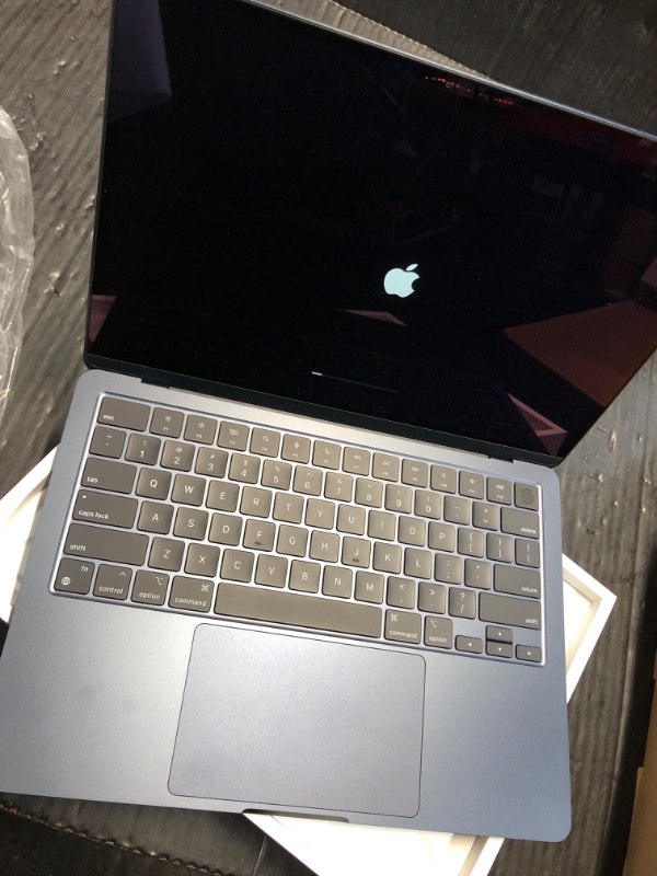 Photo 3 of **COMPUTER NEEDS TO BE RESET/UNLOCKED*- REQUIRES CODE TO ENTER**Apple 2024 MacBook Air 13-inch Laptop with M3 chip: Built for Apple Intelligence, 13.6-inch Liquid Retina Display, 16GB Unified Memory, 256GB SSD Storage, Backlit Keyboard, Touch ID; Midnight