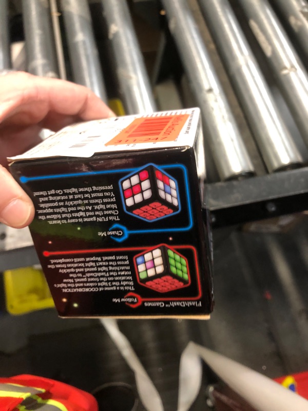 Photo 1 of Winning Fingers Flashing Cube - Electronic Memory and Brain Game - 4-in-1 Handheld STEM Toys for Girls and Boys Ages 6-12 - Fun Family Game and Educational Gifts for Kids