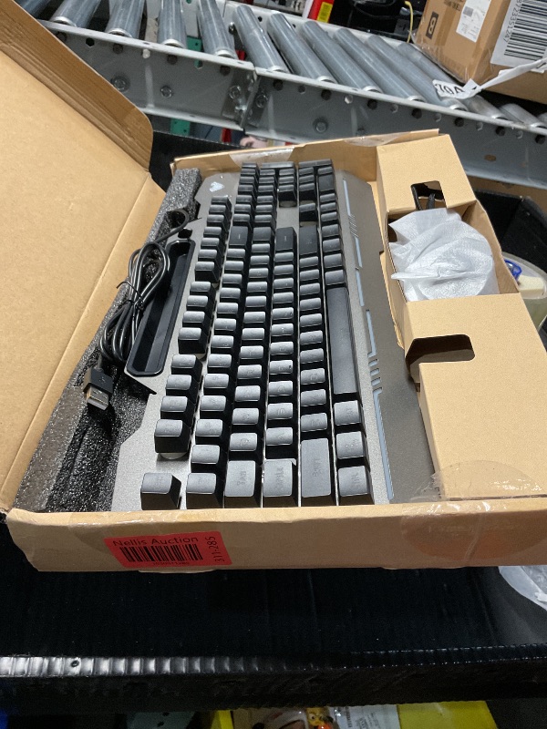 Photo 1 of AULA Keyboard, T102 104 Keys Gaming Keyboard and Mouse Combo with RGB Backlit Quiet Computer Keyboard, All-Metal Panel, Waterproof Light Up PC Keyboard, USB Wired Keyboard Gaming for MAC Xbox PC Gamer