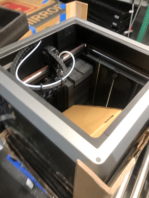 Photo 2 of **DAMAGED, DOOR IS DETACHED, UNABLE TO TEST**
Creality K2 Plus 3D Printer, Support Multi Color Printing Needs CFS, Max 600mm/s Fast Printing, Dual AI Cameras, Full-auto Leveling, Ready-to-Use FDM 3D Printers, Large Build Volume 350x350x350mm