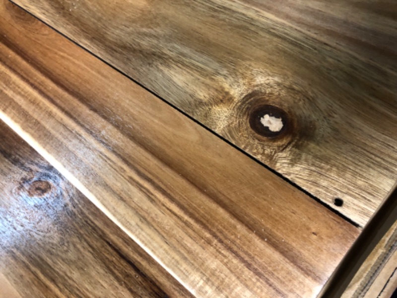 Photo 1 of ***MAJOR DAMAGE - SPLIT APART - SEE PICTURES***
SwallowLiving Acacia Wood Noodle Board Stove Cover with Handles, Wooden Stovetop Cover Board for Electric Stove and Gas Stove Top, Kitchen Sink Cover for Counter Space, Cutting Board