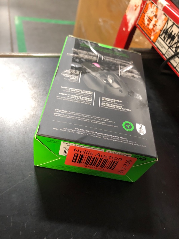 View 5 of Razer Basilisk V3 X HyperSpeed Wireless Gaming Mouse: Up to 285 Hr Battery - 18K Optical Sensor - Mechanical Switches - Chroma RGB - 9 Programmable Controls - Black