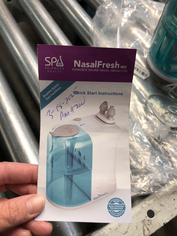 Photo 1 of (Heavily Used)
NasalFresh Powered Saline Nasal Irrigation 