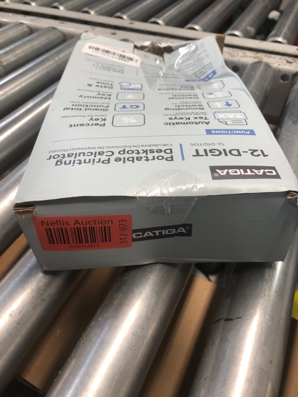 Photo 1 of CATIGA New & Upgraded 2025 Printing Calculator Adding Machine 10 Key, Desktop Home Office Calculator with Paper Roll Print Out, Accounting Business Finance