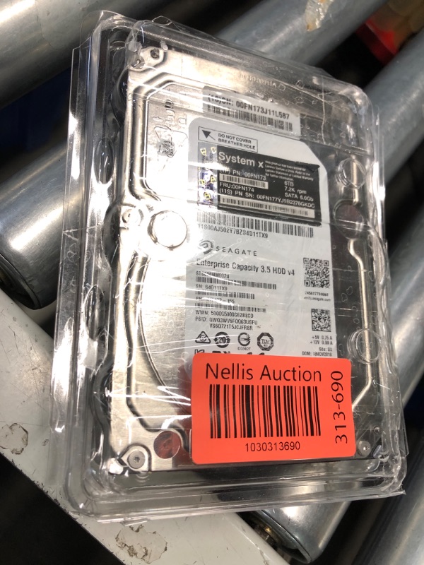 Photo 1 of **NOT FUNCTIONAL, PARTS ONLY**
Seagate Enterprise Capacity 3.5 HDD 6TB 7200 RPM 512e SATA 6Gb/s 128MB-Cache 3.5-Inch Hard Disk Drive - ST6000NM0024 (Renewed)