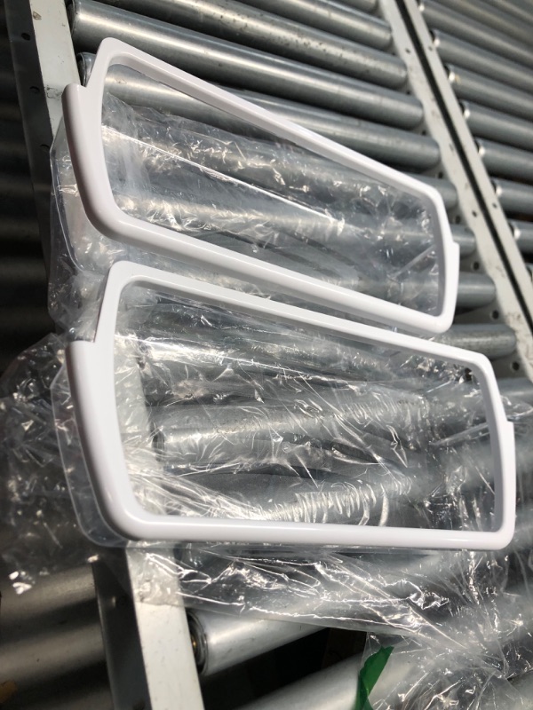 Photo 1 of **ONE BIN HAS A CORNER CRACK** [2 PACK]W10321304 Refrigerator Door Shelf Replacement Compatible with Whirlpool Fridge Door Bin WRS325FDAM01, WRS325FDAM02, WRS325FDAM04, ED5FVGXWS07 - Replace WPW10321304,AP6019471, 2179574, 2179575