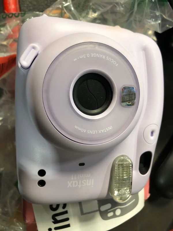 Photo 2 of (NO FILM/ CAMERA ONLY)
FUJIFILM INSTAX MINI 11 Instant Film Camera with Spray Art Film Kit (Lilac Purple, 10 Exposures)