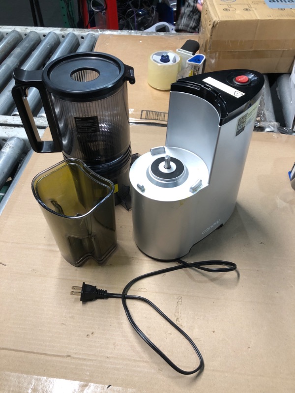 Photo 2 of **FOR PARTS ONLY**(NON REFUNDABLE)
Cold Press Juicer, 5.4" Wide Feed Chute Juice Extractor Machine with 400W, High Juice Yield, Slow Masticating Juicer for Whole Vegetables & Fruits