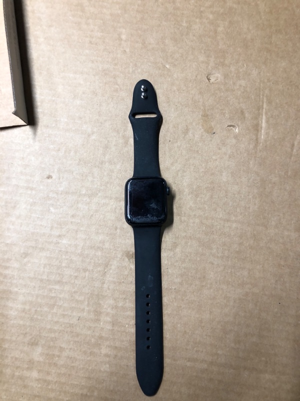 Photo 3 of **NEEDS CLEANING****Apple Watch SE (2nd Gen) [GPS + Cellular 44mm] Smart Watch w/Midnight Aluminum Case & Midnight Sport Band - S/M. Fitness & Sleep Tracker, Crash Detection, Heart Rate Monitor, Water Resistant