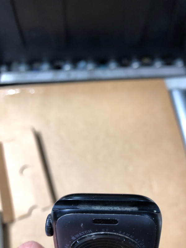 Photo 4 of **NEEDS CLEANING****Apple Watch SE (2nd Gen) [GPS + Cellular 44mm] Smart Watch w/Midnight Aluminum Case & Midnight Sport Band - S/M. Fitness & Sleep Tracker, Crash Detection, Heart Rate Monitor, Water Resistant