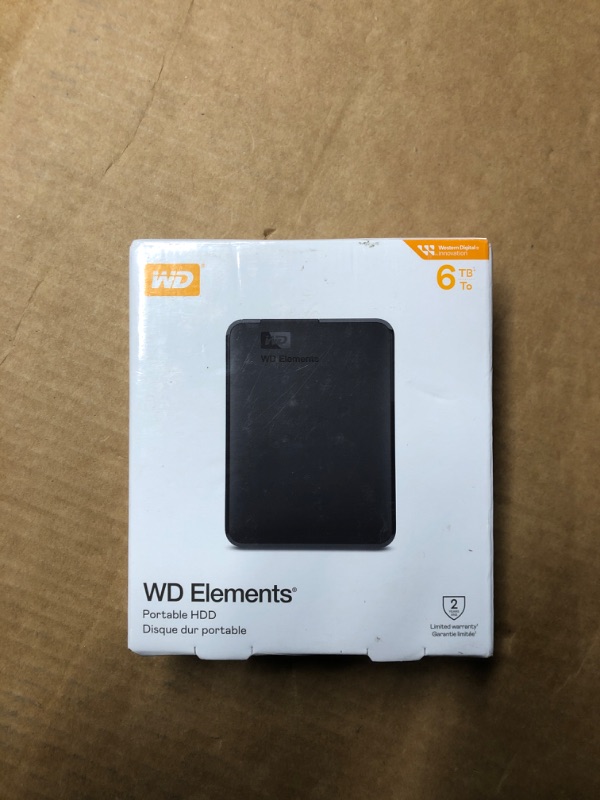 Photo 6 of (FAIR ) WD 6TB Elements Portable External Hard Drive for Windows