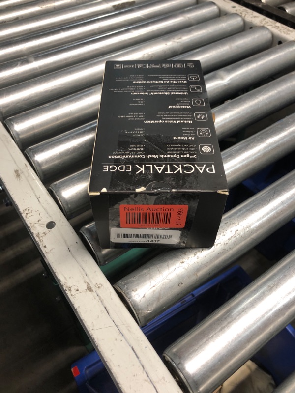 Photo 1 of Cardo PACKTALK Edge Motorcycle Bluetooth Communication System Headset Intercom - Dual Pack, Black