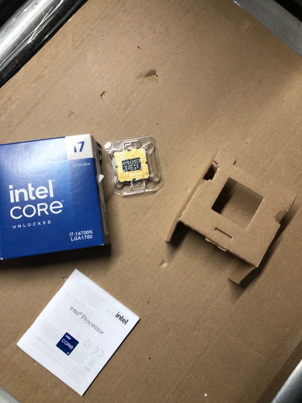 Photo 2 of ***PARTS ONLY******NON REFUNDABLE***


Intel® Core™ i7-14700K Desktop Processor 20 cores (8 P-cores + 12 E-cores) up to 5.6 GHz