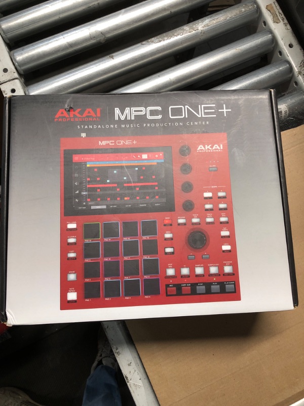Photo 1 of AKAI Professional MPC One+ Standalone Drum Machine, Beat Maker and MIDI Controller with WiFi, Bluetooth, Drum Pads, Synth Plug-ins and Touchscreen,red