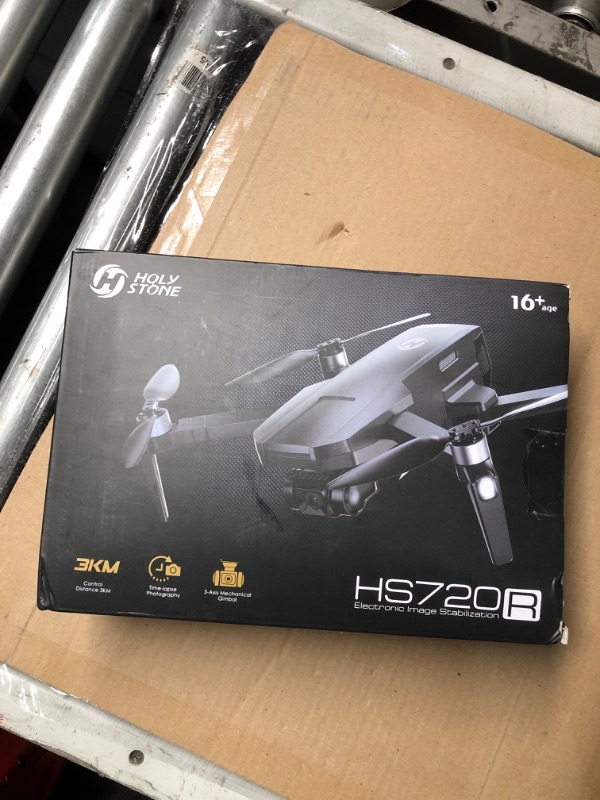 Photo 2 of **SEE NOTES** Holy Stone HS720R 3 Axis Gimbal GPS Drones with Camera for Adults 4K EIS; FPV RC Drone, Foldable Quadcopter with 10000 Feet Video Transmission Control Range, Brushless Motor, Follow Me, Auto Return