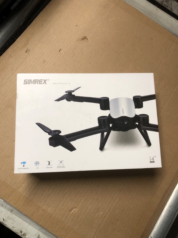 Photo 2 of ***(PARTS ONLY/ NON FUNCTIONAL/ NO RETURNS OR REFUNDS)***
SIMREX X900 Drone Optical Flow Positioning RC Quadcopter with 1080P HD Camera, Altitude Hold Headless Mode, Foldable FPV Drones WiFi Live Video 3D Flips 6axis RTF Easy Fly Steady for Learning Matte