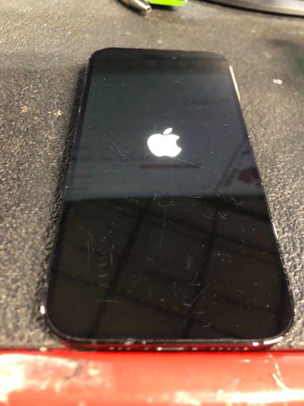 Photo 2 of ***SCREEN HAS SCRATCHES ON IT. SEE PHOTO**Apple iPhone 14 Pro, 256GB, Space Black - Unlocked (Renewed Premium)