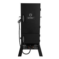 Photo 1 of ***SCRATCHING ON FRONT***Masterbuilt 30 in. Dual Fuel Propane Gas and Charcoal Smoker in Black
