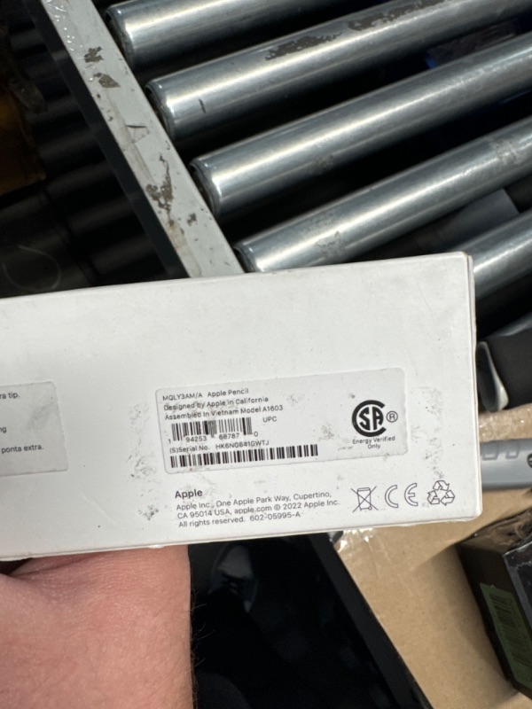 Photo 1 of *USED NOT TESTED*Apple Pencil (1st Generation): Pixel-Perfect Precision and Industry-Leading Low Latency